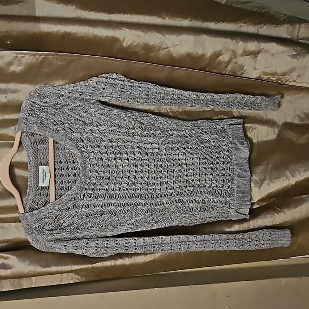 VINTAGE American eagle outfitters Cable knit sweater Y2K